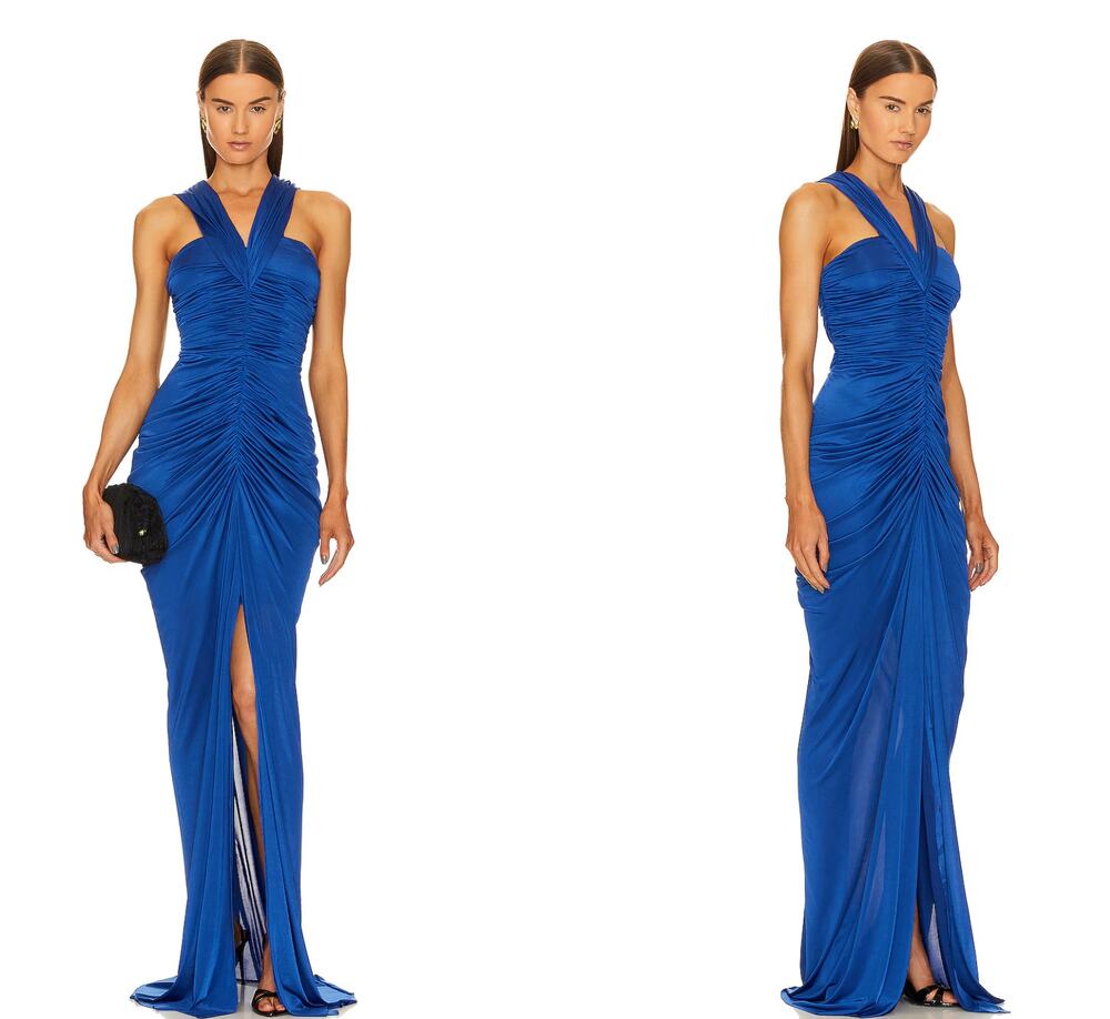 Yaura Tiara Dress Maxi Ruched Formal Party Gala Evening Prom Wedding Guest 6